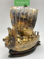 Купить Серебряная композиция "Японский корабль"