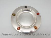 Купить Серебряная тарелка глубокая "Пасхальные яйца" Царская Россия