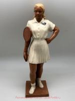 Керамическая статуэтка «Теннисистка». Каунасский комбинат «Дайле» 60-е г