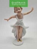Фарфоровая статуэтка "Девочка танцовщица" Wallendorf