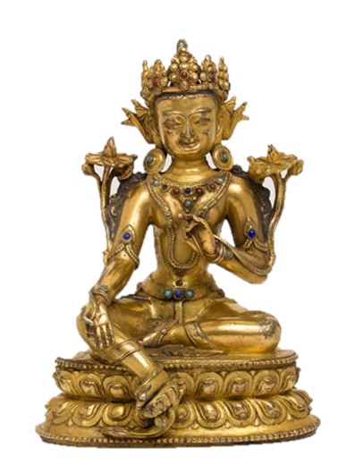 Скупка Статуэтка богиня Будда Зелёная Тара