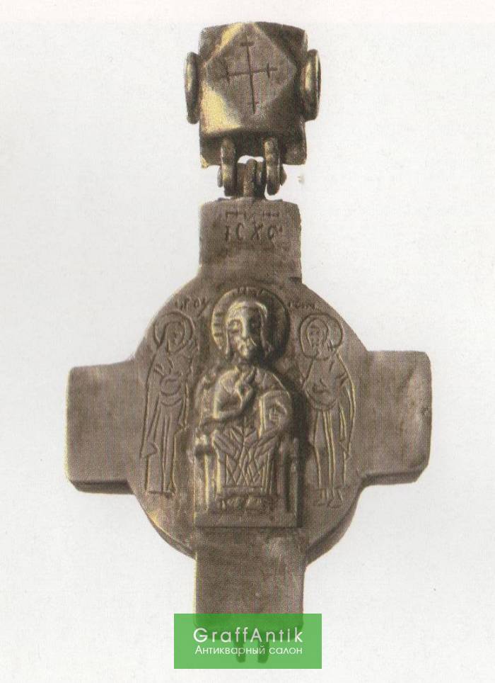 Крест-мощевик XIV век
