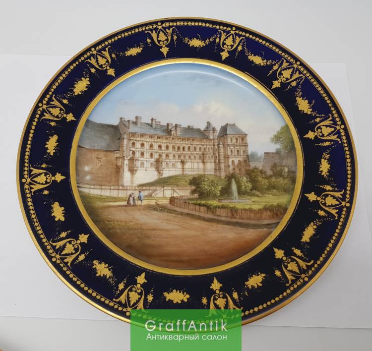 Скупка Фарфоровая тарелка XIX век