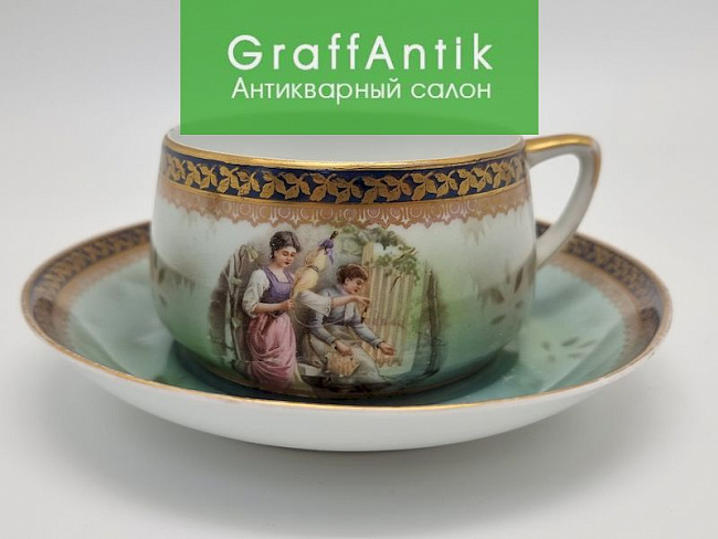 Фарфоровая чайная пара, Гарднер