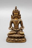 Купить Будда Амитаюс 15 см - старинная статуэтка буддийского божества 19 века - Китай
