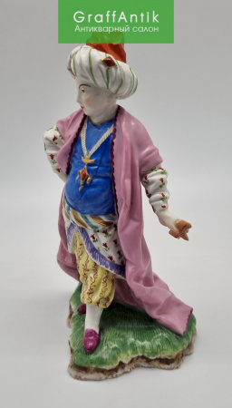 Купить Фарфоровая статуэтка "Маскарад - мальчик ,переодетый в султана",Германия