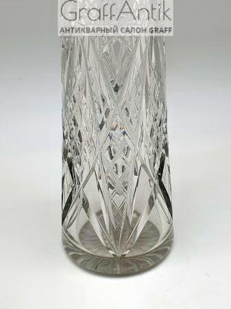 Хрустальная ваза 19 век