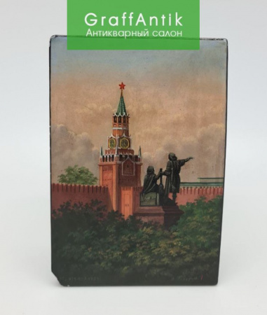 Шкатулка "Спасская башня Московского кремля" Федоскино