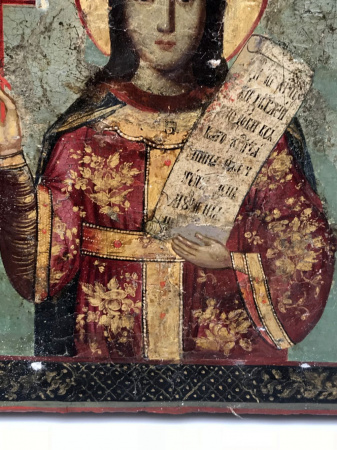 Икона Святой Великомученицы Варвары 19 век