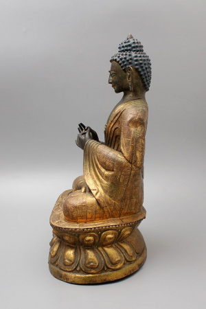 Будда Подмасавхава 41 см - Большая древняя статуэтка 19 века