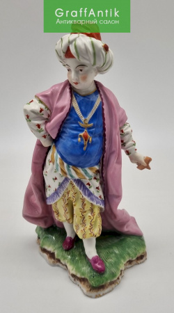 Купить Фарфоровая статуэтка "Маскарад - мальчик ,переодетый в султана",Германия