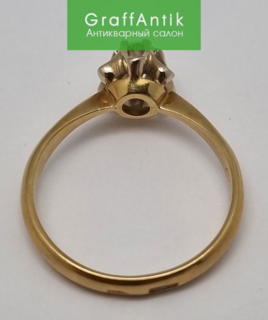 Золотое кольцо "Тюльпан"