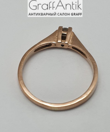 Кольцо золотое 585 проба с бриллиантами