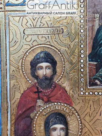 Икона «Избранные Святые» в верхней части Рождество Иоанна