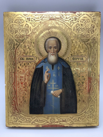 Икона Святой Преподобный Сергий
