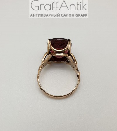 Антикварное кольцо с турмалином