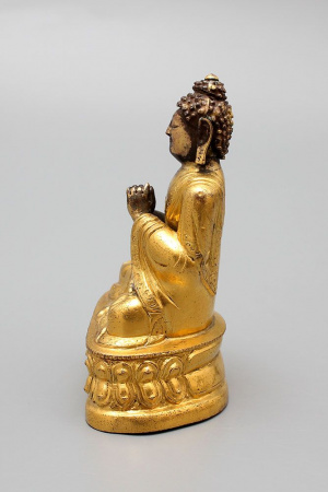 Будда Шакьямуни 11.5 см - Старинная восточная статуэтка 19 века