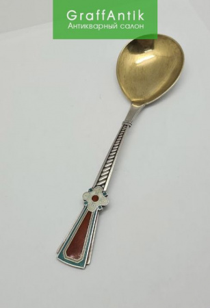 Серебряная ложка для мёда 916