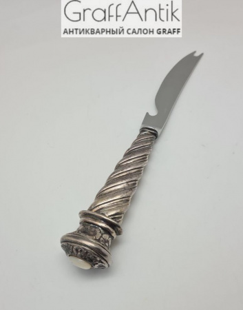 Серебряный нож для сыра "Cassetti" Италия
