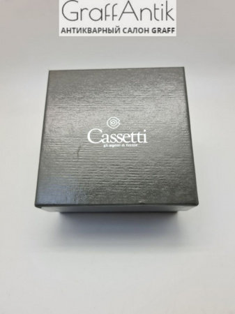 Серебряная солонка "Cassetti" Италия