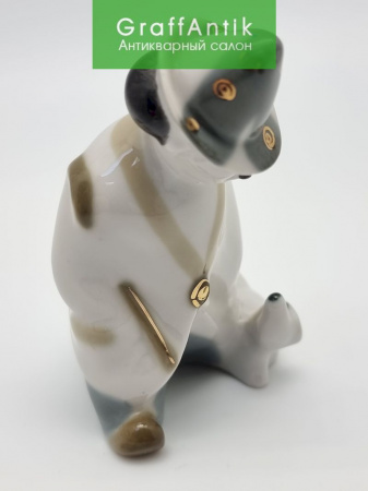 Купить Фарфоровая статуэтка "Клоун Карандаш и собака Клякса"