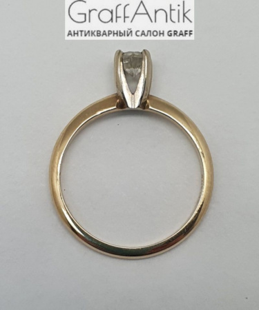 Кольцо золотое 585 проба с бриллиантом