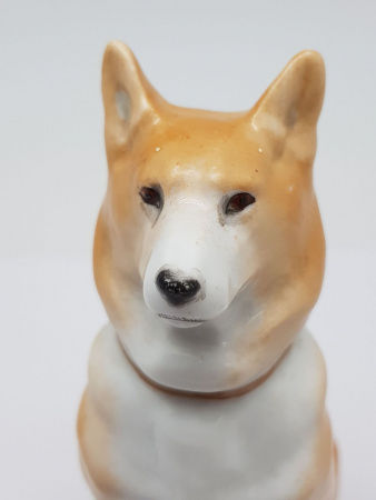 Купить Фарфоровая статуэтка "Собака породы лайка" ЛФЗ