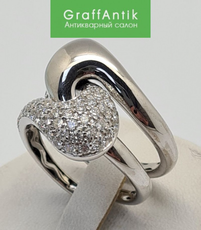 Золотое кольцо с бриллиантами, Ciemme 