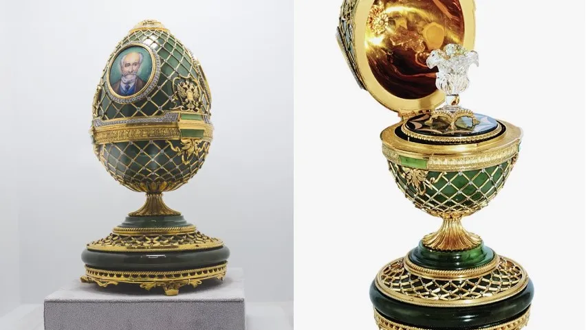 Драгоценное яйцо в честь 145-летия со дня рождения Карла Фаберже