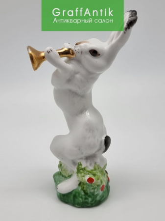 Купить Фарфоровая статуэтка "Заяц с трубой" ЛФЗ