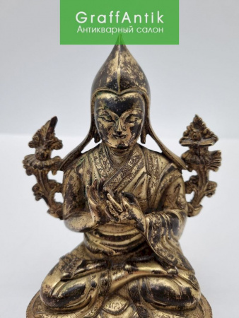 Бронзовая статуэтка Лама Цонкапа